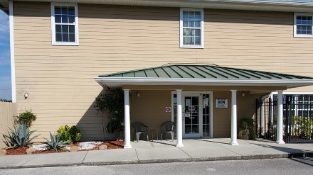 Entrance to Champion Self Storage in Mulberry, FL.