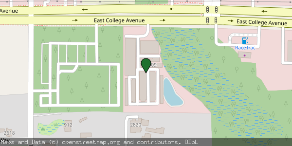 Map of Champion Self Storage located at 2809 East College Ave. in Ruskin, Florida 33570